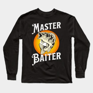 Master Baiter Funny Fishing Long Sleeve T-Shirt